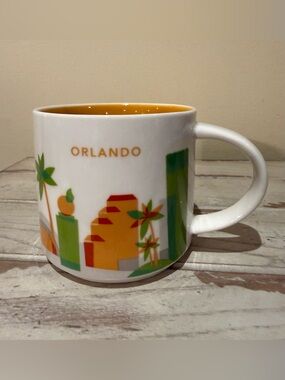 Starbucks You Are Here Collection Orlando Coffee Mug 14 oz City Series Ceramic
